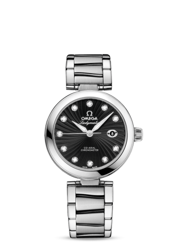 Omega LadyMatic Co-Axial 34 Stainless Steel / Black / Bracelet